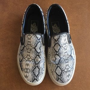 Snake Print Vans Women’s Size 7